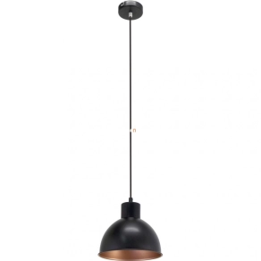 Függesztett lámpa, fekete-vörösréz - Truro Eglo 49238