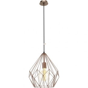 Függesztett lámpa, rosegold - Carlton Eglo 49258
