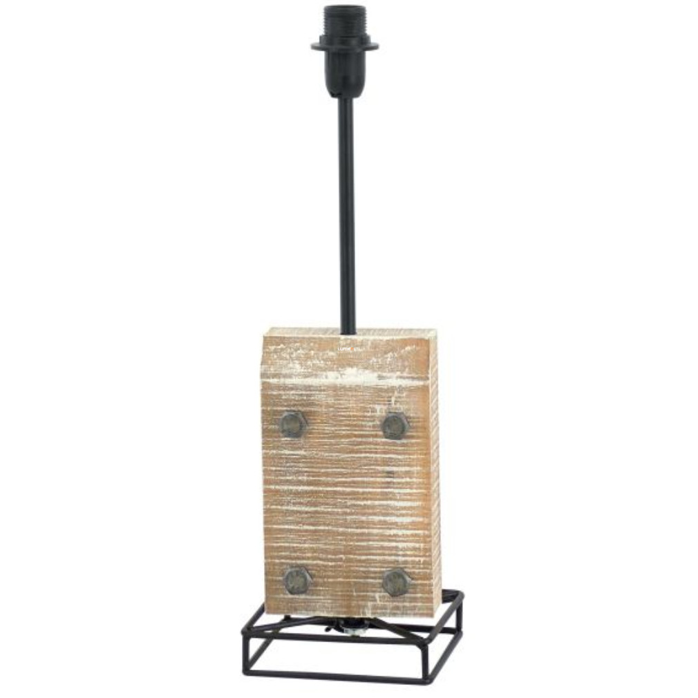 Antikolt talapzatú asztali lámpa, 41 cm - Vintage Eglo 49325, 1xE14 foglalattal