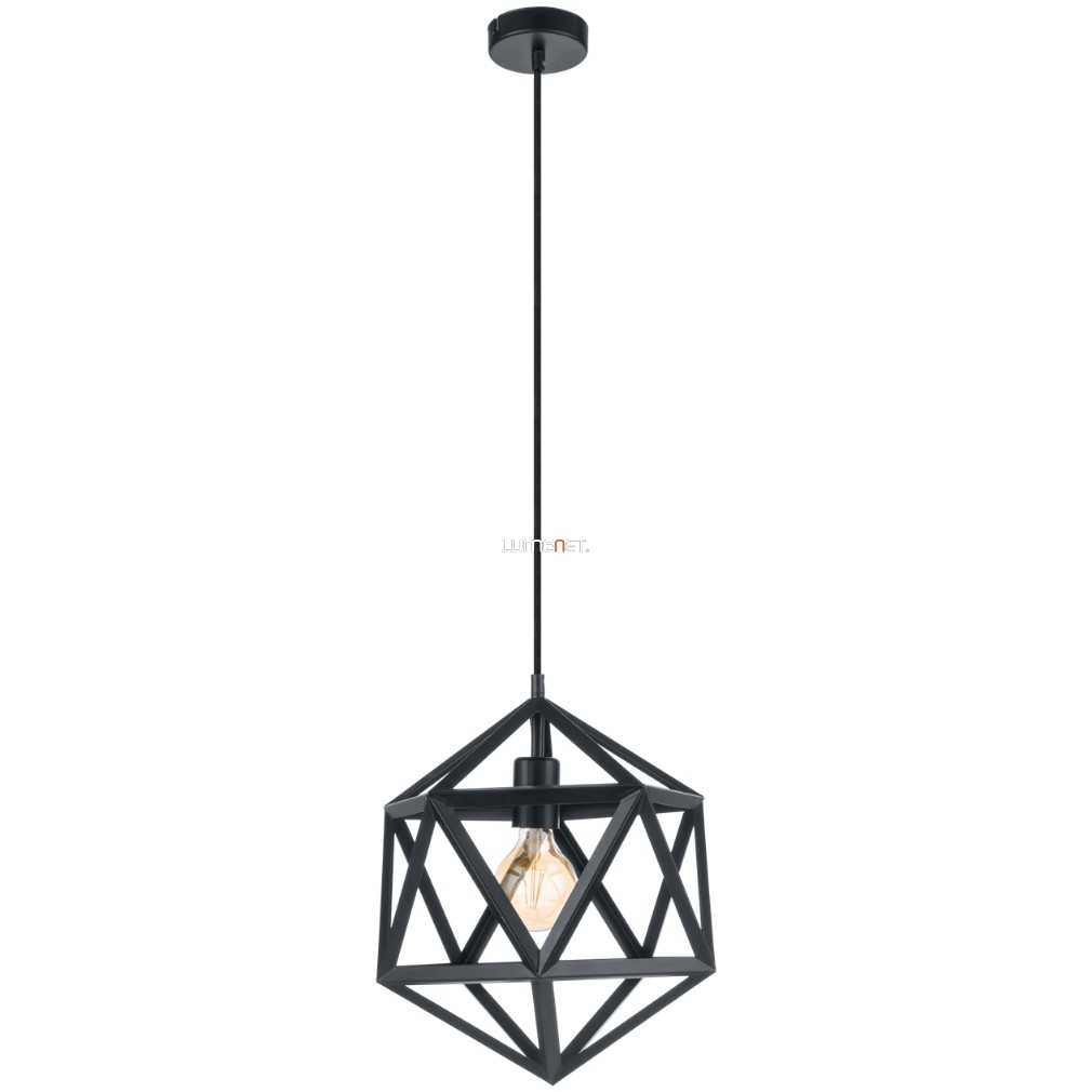 Függesztett lámpa, 30,5 cm, fekete - Embleton Eglo 49761
