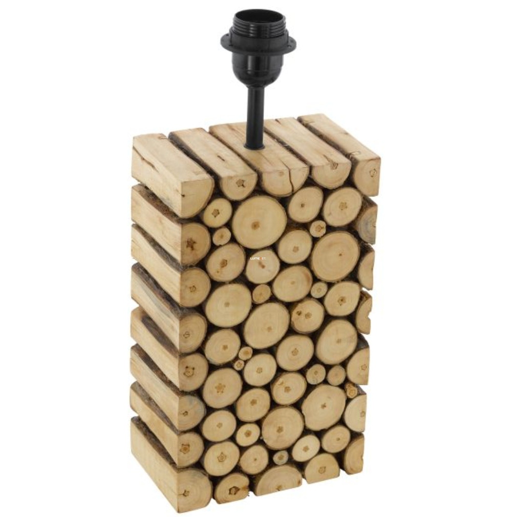 Rönkfa hatású asztali lámpa, 38 cm - Ribadeo Eglo 49833, 1xE27 foglalattal