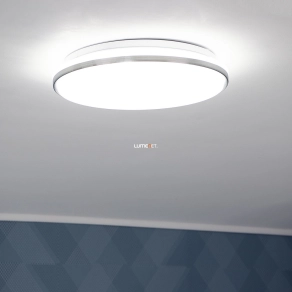   Mennyezeti LED lámpa nikkel színben, 34cm - Marunella-S Eglo 75626
