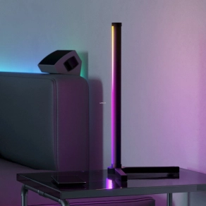   Távirányítós asztali LED lámpa változtatható színekkel 42 cm - RGBIC Eglo 75755, dimmelhető, 3000 K+ RGB, 620 lm, 1X5,9 W, 220-240 V