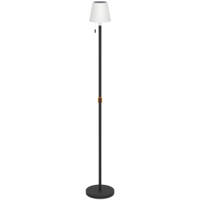   Kültéri napelemes LED állólámpa, RGBW, 140 cm - Montapalma Eglo 75888, újratölthető, állítható fényerősség, húzókapcsolós, 2,2 W, 3000 K +RGB, 190 lm