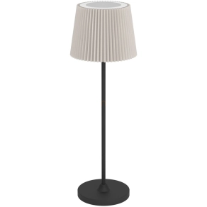   Szabályozható asztali LED lámpa, 37 cm, érintőkapcsolós, USB aljzattal - Leonero Eglo 75934, 300 lm, 2400/3000/4000K, állítható színhőmérséklet és fényerősség, 3 lépcsős dimmelés, 3,8 W, 