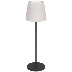   Szabályozható asztali LED lámpa, 34 cm, érintőkapcsolós, USB aljzattal - Leonero Eglo 75937, 300 lm, 2400/3000/4000K, állítható színhőmérséklet és fényerősség, 3 lépcsős dimmelés, 3,8 W, 