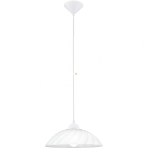   Függesztett lámpa, 35 cm, fehér színű - Vetro Eglo 82785
