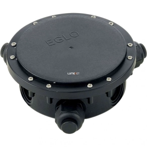   Földbe süllyeszthető kültéri elosztódoboz, 3 bemenettel, fekete - Connector box Eglo 91206