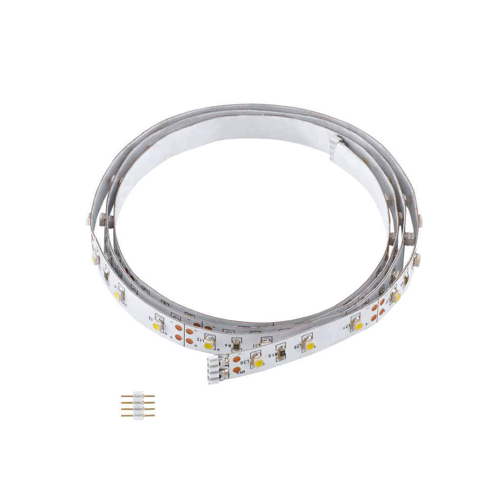 Melegfehér LED szalag műanyag bevonat nélkül, 60 LED, melegfehér, 1 méteres - LED Stripes Flex Eglo 92314