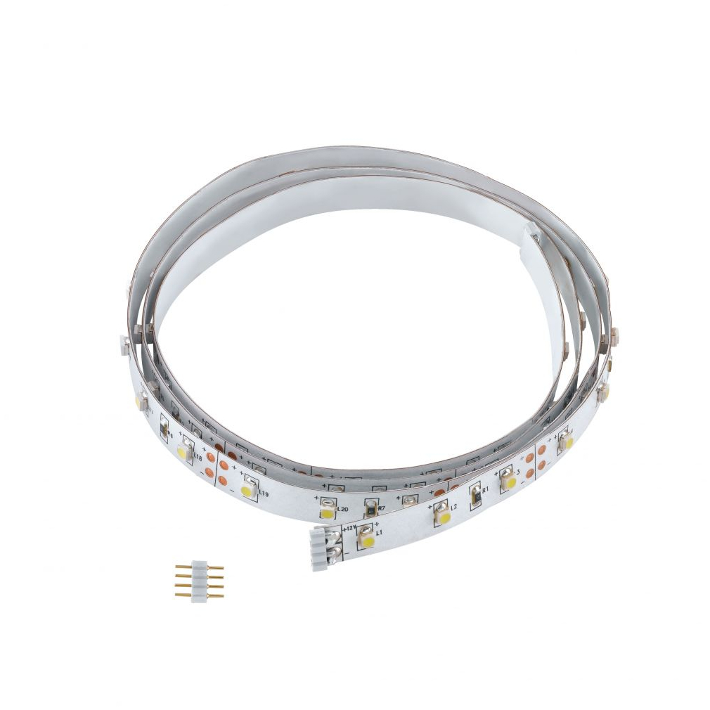 Extra hidegfehér LED szalag műanyag bevonat nélkül, 60 LED, extra hidegfehér, 1 méteres - LED Stripes Flex Eglo 92315