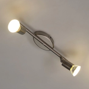   Spot lámpa két foglalattal, ezüstszínű - Buzz-LED Eglo 92596