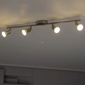   Spot lámpa négy foglalattal, ezüstszínű - Buzz-LED Eglo 92598