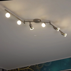   Spot lámpa hat foglalattal, nikkel színű - Buzz-LED Eglo 92599