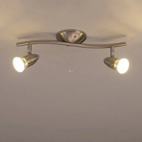  Spot lámpa két foglalattal, nikkel-krómszínű - Magnum Eglo 92642