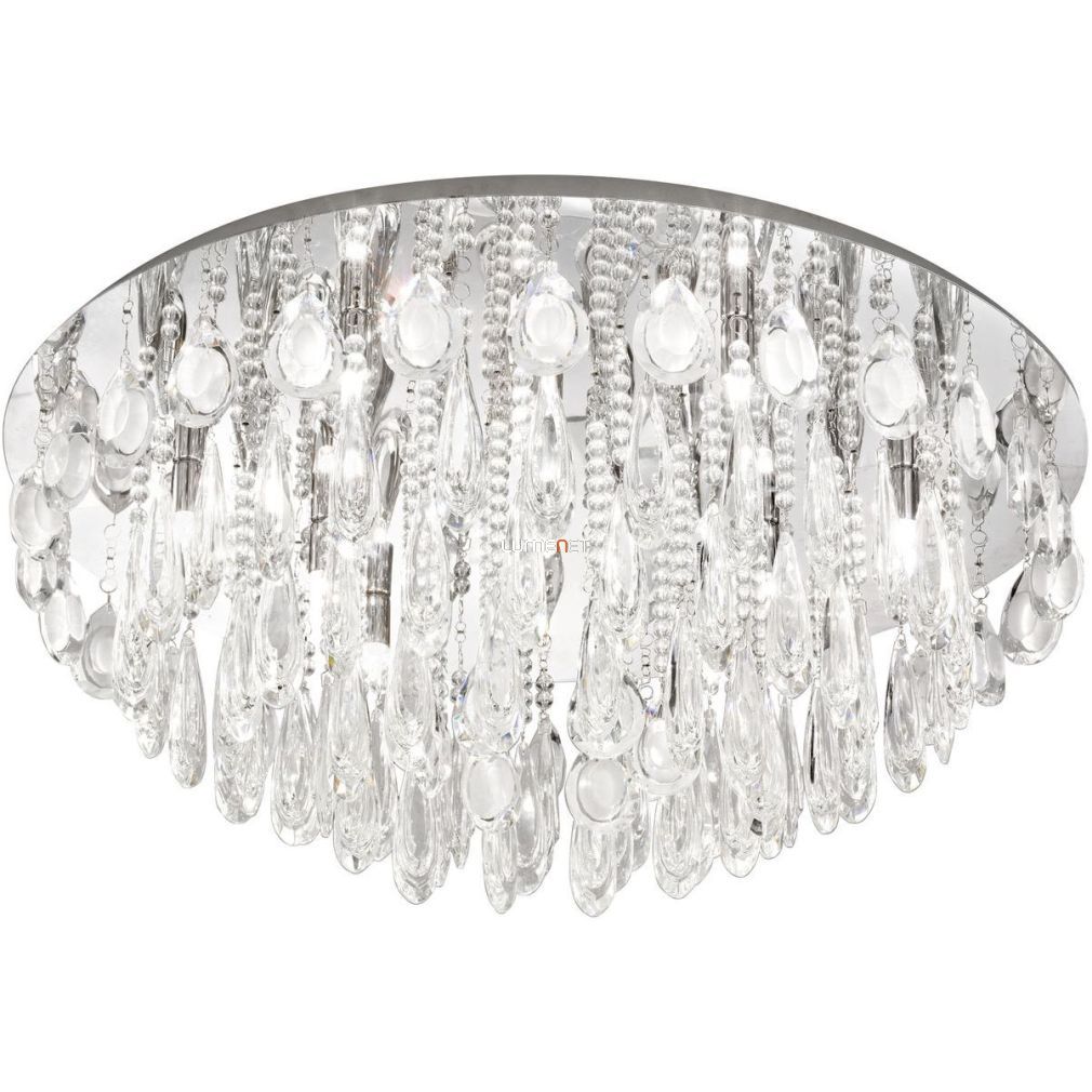 Csillár csepp alakú kristályokkal, 76 cm - Calaonda Eglo 93434