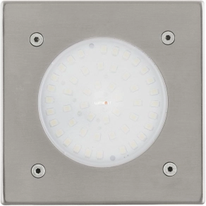   Kültéri talajba építhető szögletes LED lámpa 2,5 W, melegfehér, ezüstszínű - Lamedo Eglo 93481