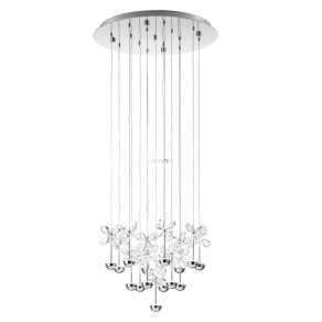   Függesztett LED lámpa 37,5 W, melegfehér, ezüst - Pianopoli Eglo 93662