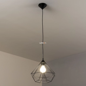   Geometrikus függesztett lámpa, fekete, 32,5 cm - Tarbes Eglo 94188