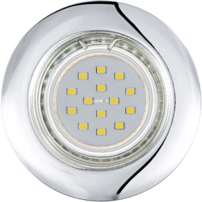   Süllyesztett spot lámpa LED fényforrással, 3 W, króm, 3 darabos - Peneto Eglo 94236