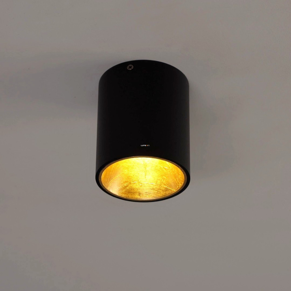 LED spot lámpa 3,3 W, melegfehér, 10 cm, fekete-arany színű - Polasso Eglo 94502