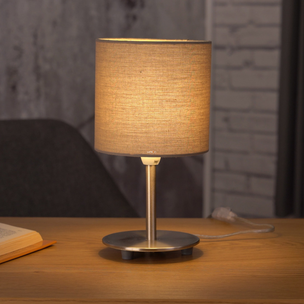 Tópszínű asztali lámpa, 27 cm - Pasteri Eglo 95726, 1xE14 foglalattal