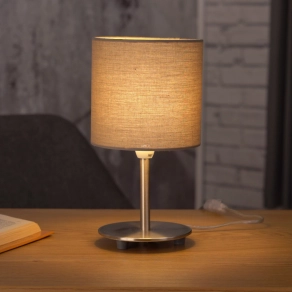   Tópszínű asztali lámpa, 27 cm - Pasteri Eglo 95726, 1xE14 foglalattal
