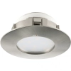 Süllyesztett LED spot lámpa, kerek 6 W, melegfehér, 7,8 cm, nikkel színű - Pineda Eglo 95819