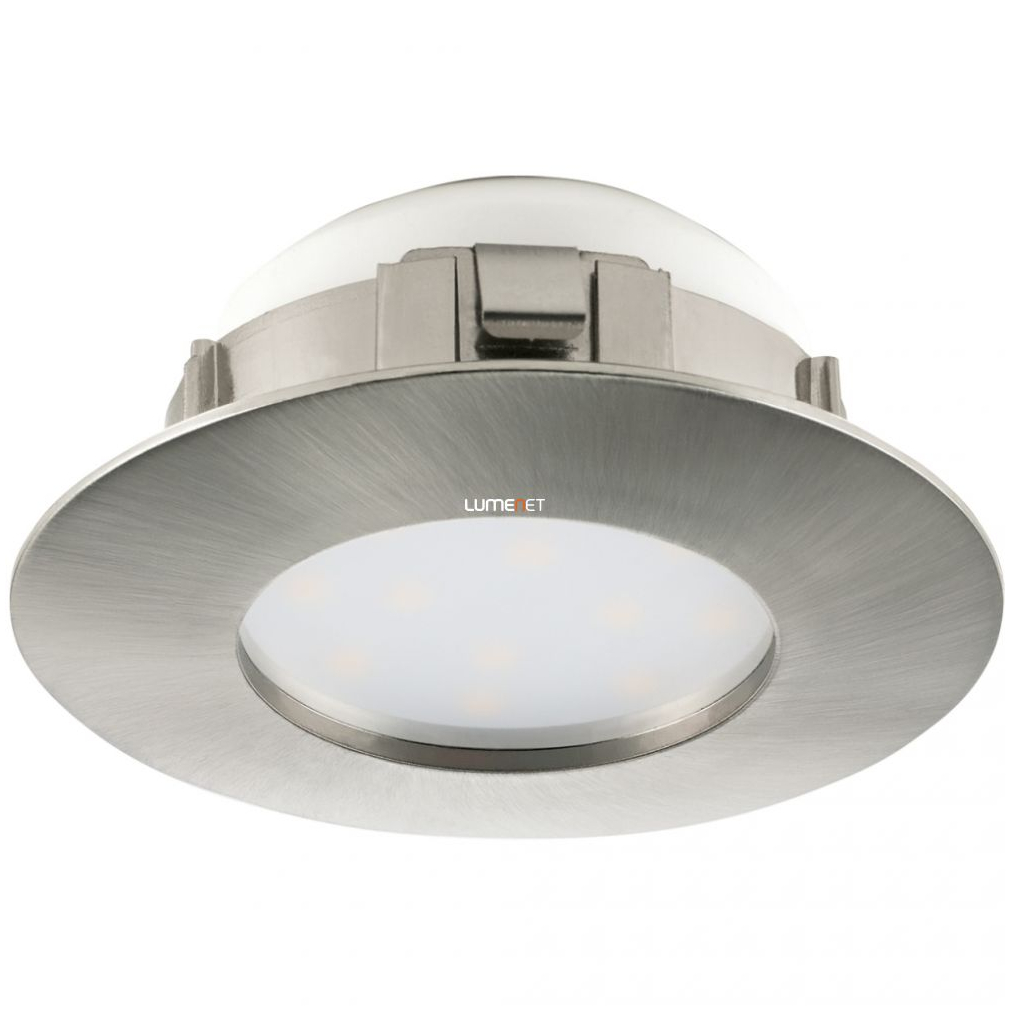 Süllyesztett LED spot lámpa, kerek 6 W, melegfehér, 7,8 cm, nikkel színű - Pineda Eglo 95819