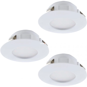   Süllyesztett LED spot lámpa, kerek 18 W, melegfehér, 7,8 cm, fehér, 3 darabos - Pineda Eglo 95821