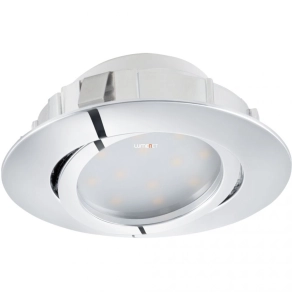   Süllyesztett LED spot lámpa, billenthető 6 W, melegfehér, krómszínű - Pineda Eglo 95855