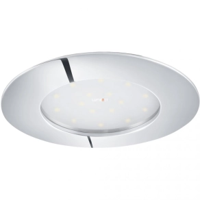   Süllyesztett LED spot lámpa, kerek 12 W, melegfehér, krómszínű - Pineda Eglo 95888