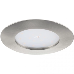   Süllyesztett LED spot lámpa, kerek 12 W, melegfehér, nikkel színű - Pineda Eglo 95889