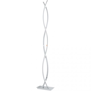   LED állólámpa talpkapcsolóval, 142 cm, ezüstszínű - Lasana Eglo 96106, 3000 K, 4700 lm, 36 W