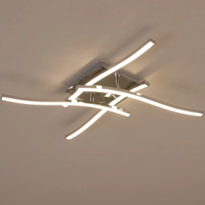   Mennyezeti LED lámpa 20 W, melegfehér, króm-fehér színű - Valmora Eglo 96327