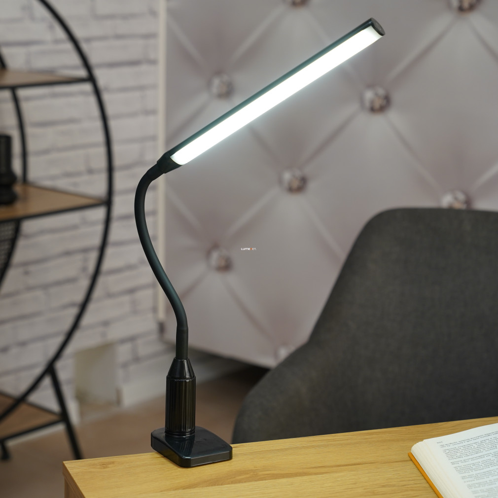 Csíptetős lámpa fekete 27 cm - Laroa Eglo 96437, 4000 K, 600 lm, 4,5 W