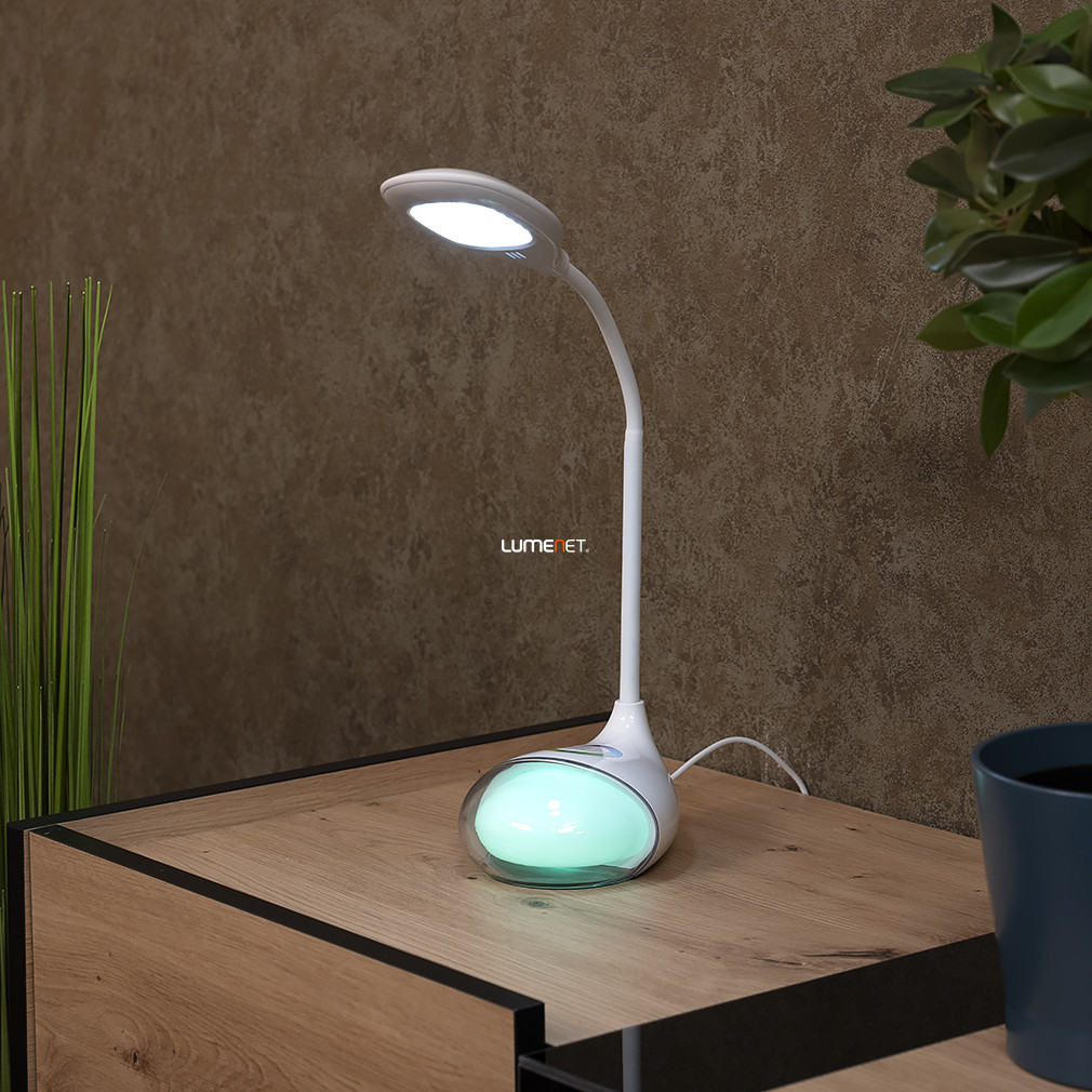 Asztali LED lámpa színes hangulatfénnyel 49 cm - Cabado Eglo 97078, 5000 K, 300 lm, 2,2 W