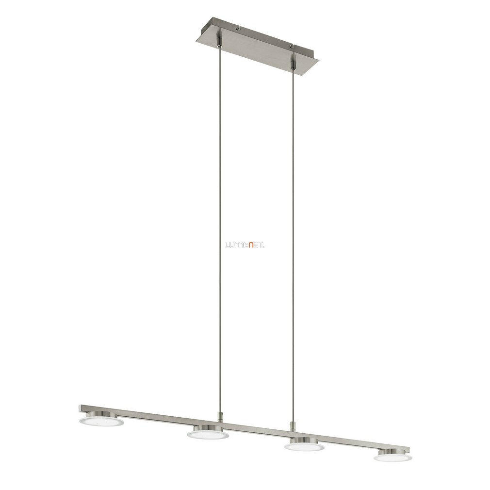 Függesztett LED lámpa, kerek, 22 W, melegfehér, nikkel-opál - Laniena Eglo 97084