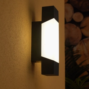   Kültéri fali LED lámpa 4,8 W, melegfehér, szürke-opál - Gorzano Eglo 97222
