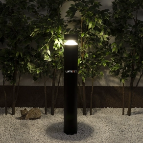   Kültéri LED állólámpa fekete, körfényes - Melzo Eglo 97304