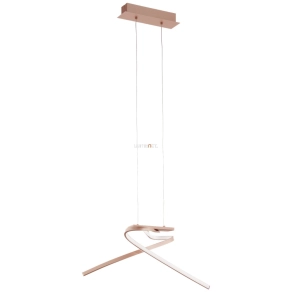   Függesztett LED lámpa 22 W, melegfehér, rosegold-fehér színű - Palozza Eglo 97362