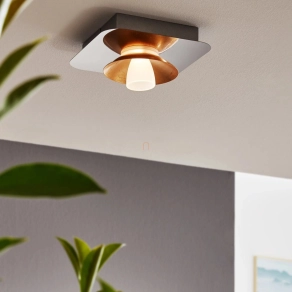   Szabályozható mennyezeti LED lámpa 5,4 W, melegfehér, vörösréz-fehér színű - Torano Eglo 97521
