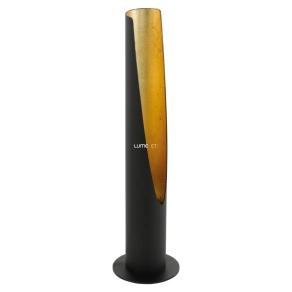   Asztali lámpa fekete-aranyszínű, 39 cm - Barbotto Eglo 97583, 1xGU10 foglalattal