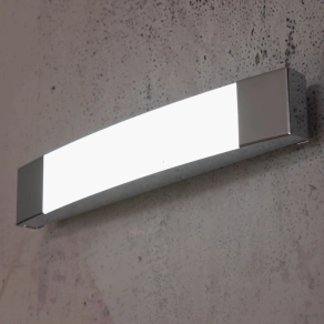   Fürdőszobai tükörvilágító LED lámpa 8,3 W, hidegfehér, 35 cm, ezüst-opál - Siderno Eglo 97718