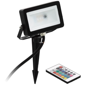   Földbe szúrható kültéri LED reflektor távirányítóval, szabályozható színekkel - Faedo-RGB Eglo 98185