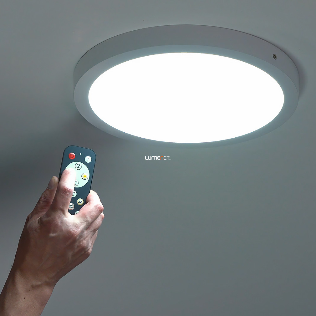 Távirányítós mennyezeti LED lámpa, hideg-melegfehér, 30cm - Fueva-A Eglo 98293