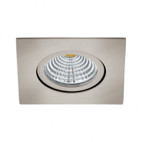   Süllyesztett LED spot lámpa, szögletes 6 W, hidegfehér, nikkel színű - Saliceto Eglo 98308