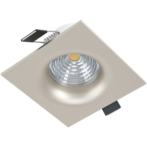   Süllyesztett LED spot lámpa, szögletes 6 W, hidegfehér, nikkel - Saliceto Eglo 98474