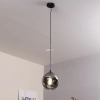 Függesztett üveggömb lámpa, 20 cm, füstszínű - Ariscani Eglo 98651