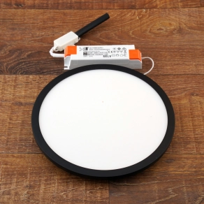   Süllyesztett LED panel 22 W, melegfehér, fekete-fehér színű - Fueva Eglo 98867