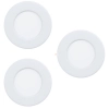 Süllyesztett LED spot lámpa 8,1 W, melegfehér, fehér színű, három darabos - Fueva Eglo 99135